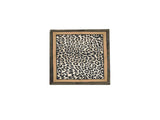 Azade Τετράγωνο Φουλάρι Animal Print Καφέ