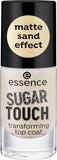 essence SUGAR TOUCH transforming top coat nude 8ml