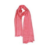 Azade scarf lurex coral