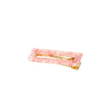 Hair clip marble pink