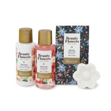 IDC Institute Bath Watering Can FLORAL SCENTS set 4p 100ml shower gel ,100ml body lotion ,150g bath salts 25g bath soap