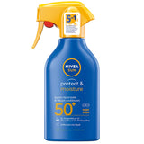 Nivea Sun Moisturising Trigger Αδιάβροχη Αντηλιακή Λοσιόν Σώματος SPF50 σε Spray 270ml