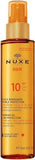 Nuxe Sun Tanning Oil Αδιάβροχο Αντηλιακό Λάδι Προσώπου και Σώματος SPF10 σε Spray 150ml