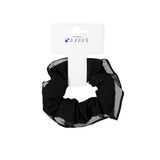 Hair Scrunchie laced black