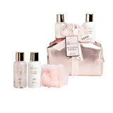 IDC Institute Scented Bath Rose Orange & Cedar Wood Shower soap 100ml, B. Lotion 100ml & Wash Puff.