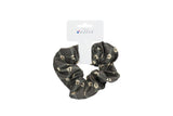 Azade Scrunchie με Printed Μοτίβο- Καφέ