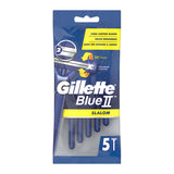 Gillette Blue II Slalom Ανδρικά Ξυραφάκια Μιας Χρήσης 5pcs