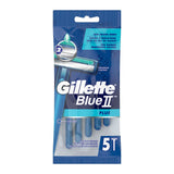 Gillette Blue II Plus Ανδρικά Ξυραφάκια Μιας Χρήσης 5pcs