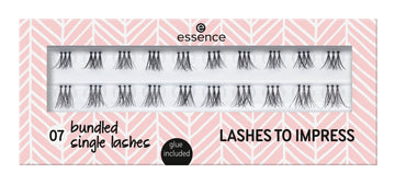 essence lashes to impress 07 bundled single lashes 20pcs