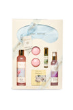 IDC Institute Bath Set 7p Shower Gel 210ml,Pillow Spray 100ml,Bath Salts 50g,Bath Fizzer 2x50g,Essential Oil 10ml,1pc eye mask