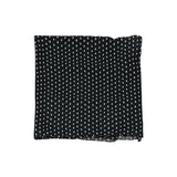 Azade dotted scarf black
