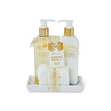 IDC Institute Scented Gold Hand Set 3 pcs 200ml Hand Wash, 200ml Hand lotion, Towel
