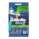 Gillette Blue II Plus Slalom Ανδρικά Ξυραφάκια Μιας Χρήσης 10pcs