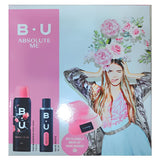 B.U. Absolute Me Eau de Toilette 50ml, Deodorant Spray 150ml & Gift Beanie