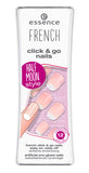 essence french manicure click & go nails 04 i'm a fashion girl 12items