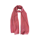 Azade chiffon  φουλάρι pastel κόκκινο