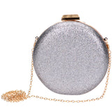 Azade τσάντακι βραδινό ασημί