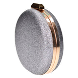 Azade τσάντακι βραδινό ασημί