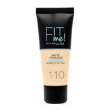 Maybelline Fit Me Matte + Poreless Foundation 110 Porcelain 30ml
