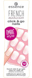 essence french manicure click & go nails 03 girls just wanna have fun! 12pcs