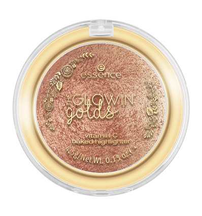 essence the baked glowin\' golds highlighter vitamin 01 C Golden
