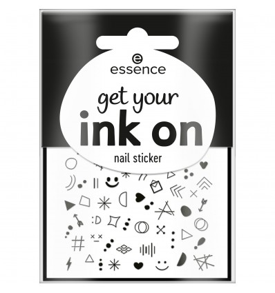 essence get your ink on nail sticker 80pcs