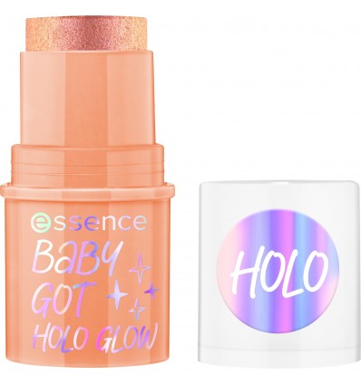 essence BABY GOT HOLO GLOW highlighter stick 10 Holy Apricotly 5g