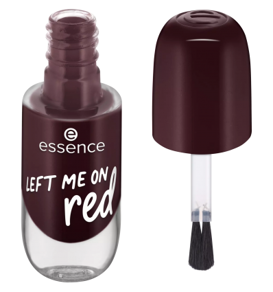 essence gel nail colour 72 LEFT ME ON red 8ml