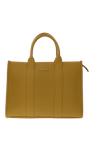 Azade  Τσάντα Χειρός Tote Μουσταρδί