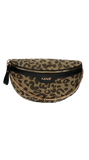 Azade Τσαντάκι Μέσης/Χιαστί με Λεοπάρ Print  Μαύρο