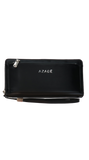 Azade Μαύρο Πορτοφόλι με Φερμουάρ