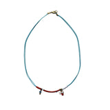 Azadé Κολιέ με Red Tube Charm και Ματάκι