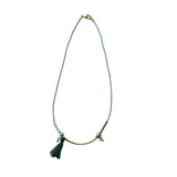 Azadé Κολιέ με Gold-Tone Tube Charm