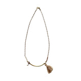 Azadé Κολιέ με Gold-Tone Tube Charm