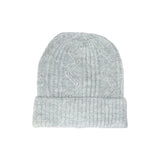 Azade Γκρι Πλεκτός Σκούφος Beanie – Slouch Fit