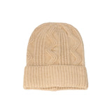 Azade Καφέ Πλεκτός Σκούφος Beanie – Slouch Fit