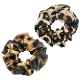 Azadé  Scrunchies με Leopard Print 2pcs