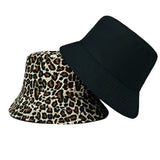 Azadé Bucket Hat Διπλής Όψης Leopard Print & Μαύρο