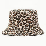 Azadé Bucket Hat Διπλής Όψης Leopard Print & Μαύρο