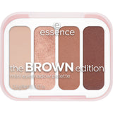 essence the BROWN edition mini eyeshadow palette 3.6g