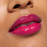 essence satin GLOW luminous shine lipstick 08 - Fuchsionista 3.5g