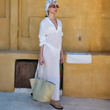 Azadé Maxi Φόρεμα Off White