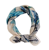 Azade Τετράγωνο Φουλάρι Αποχρώσεις του Μπλε