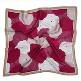 Azadé Τετράγωνο Φουλάρι Αποχρώσεις Χρυσού & Κόκκινο