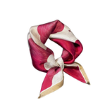 Azadé Τετράγωνο Φουλάρι Αποχρώσεις Χρυσού & Κόκκινο