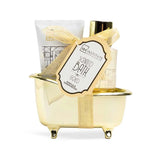IDC Scented Bath Gold Mini Bath Tube Vanilla & Sandalwood Σετ Δώρου