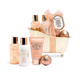 IDC INSTITUTE SCENTED BATH BRONZE GIFT SET BATHTUB