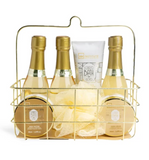 IDC INSTITUTE SCENTED BATH GOLD TIN CARE BASKET