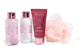 IDC INSTITUTE SCENTED BATH ROSE DOUBLE GIFT SET