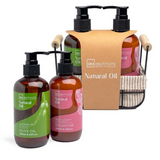 IDC Institute Natural Oil Metal Basket Σετ Μπάνιου